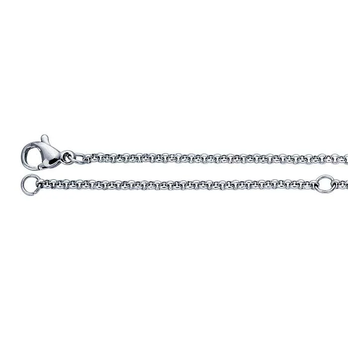 Stainless Steel 2mm Rolo Chain - RioGrande