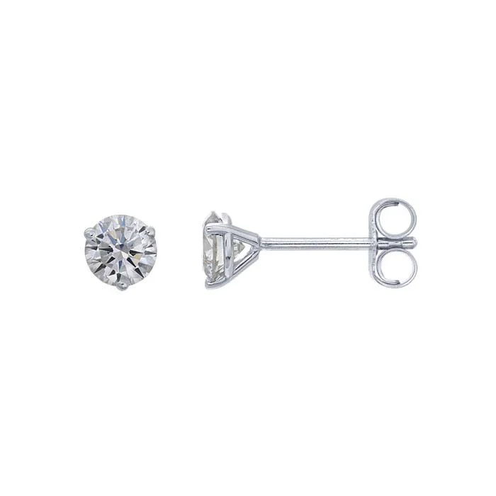 14K White Gold LabGrown DiamondSet Earring RioGrande