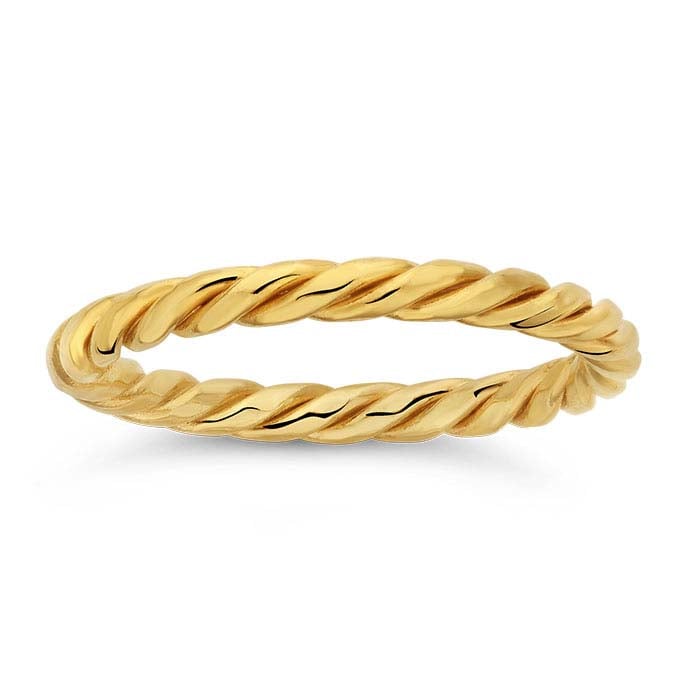 14/20 Yellow GoldFilled Twisted Ring RioGrande
