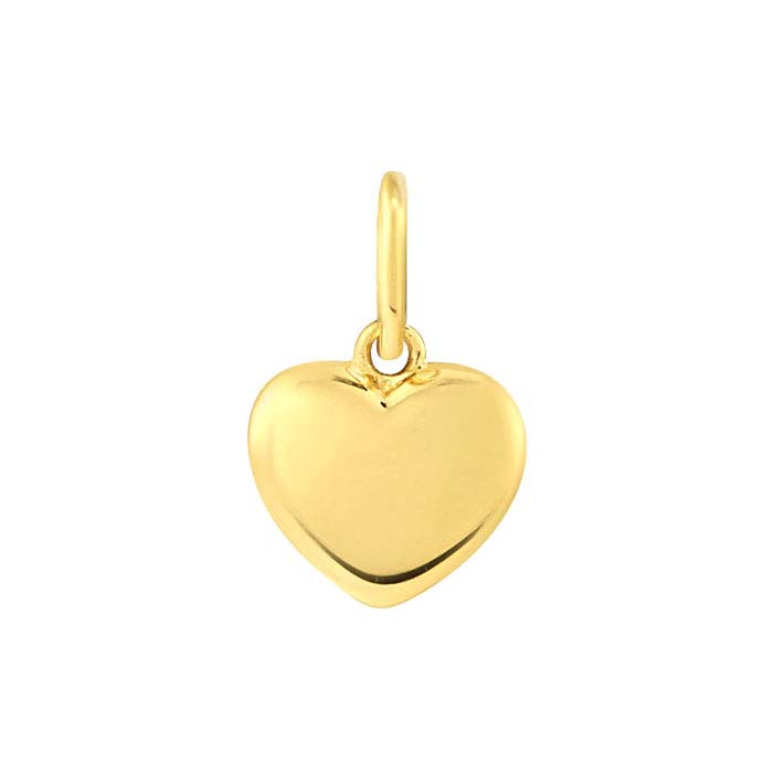 14K Yellow Gold Heart Charm RioGrande
