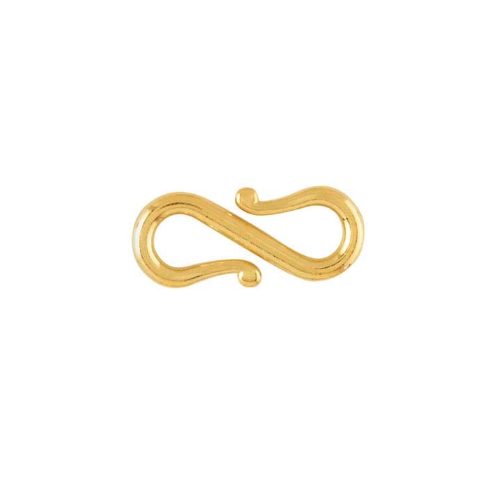 18K Yellow Gold S-Hook Clasp