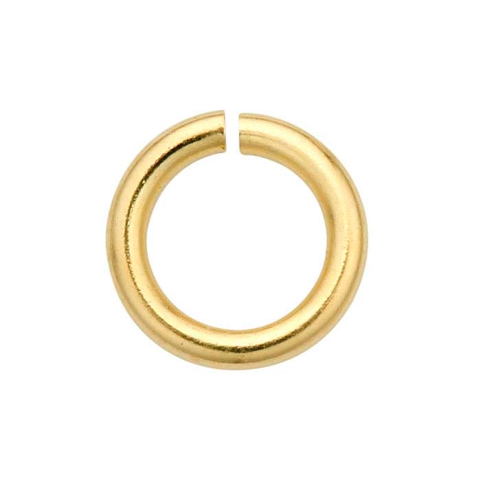 10K Yellow Gold 3.2mm ID Round Jump Ring