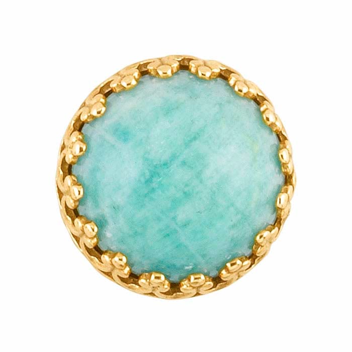 Chapado en Laton ゴールド　パール　Conche Gold Crested Opal Crown Steel Saddles | Black Saddle Gauges