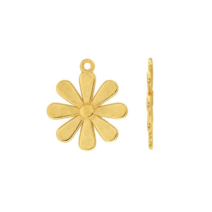 14K Yellow Gold Flower Component RioGrande