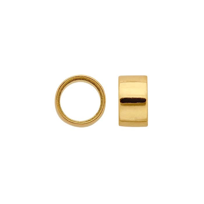 18K Yellow Gold Round Tube Bezel Setting - RioGrande