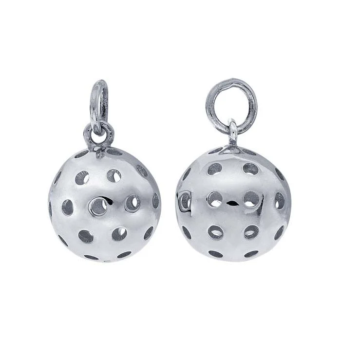 Sterling Silver Pickleball Charm - RioGrande