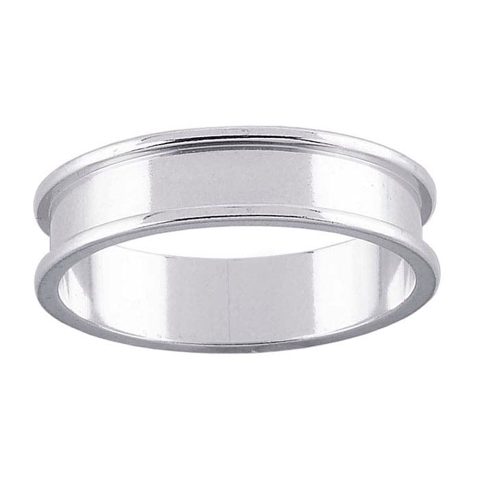 Sterling Silver 5mm Channel Ring