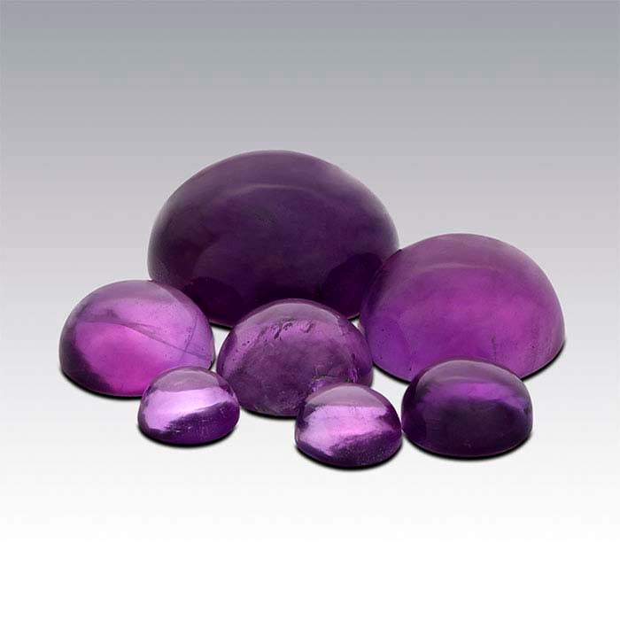 Details about   GTL CERTIFIED 9x9 mm Round Amethyst Cabochon Gemstone Wholesale Lot 100 pcs A1 