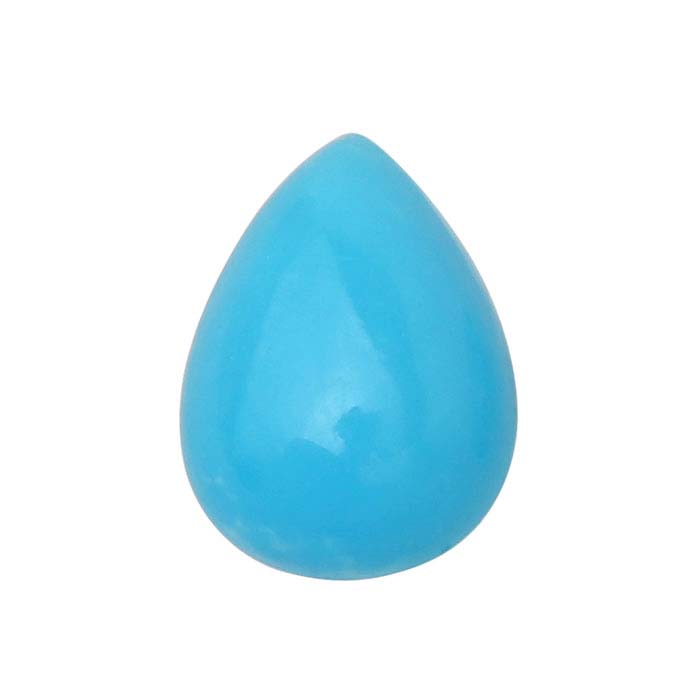 American Mined™ Arizona Turquoise Pear Cabochon RioGrande