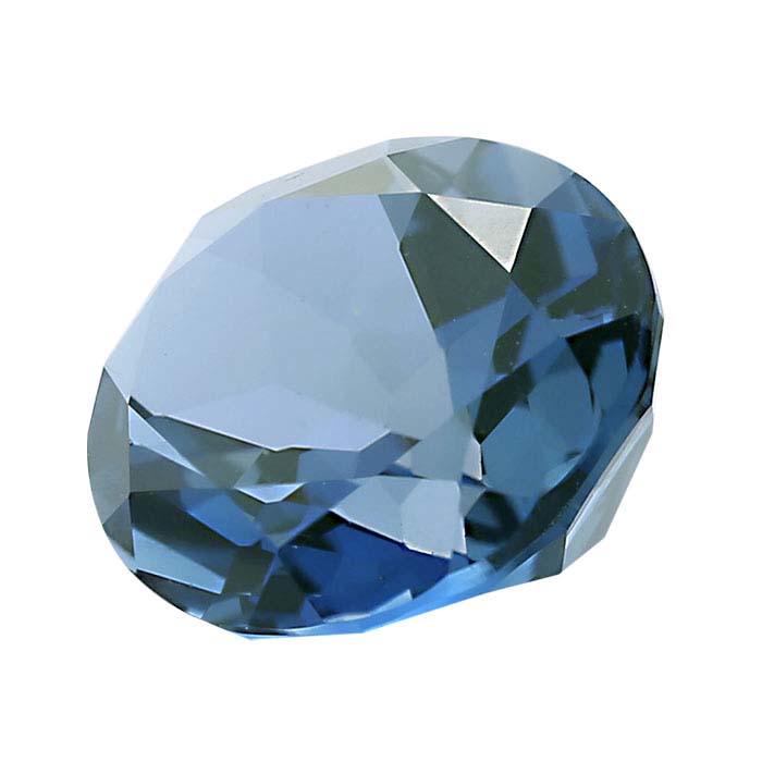 HUGE 256.55 Ct Natural Topaz Gemstone - Ocean Blue Oval Cut - Certified By GIE - Brazilian Mined