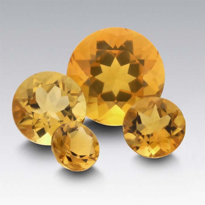 Details about   AAA Quality Natural 6mm Golden Citrine Faceted Round Loose Gemstones Wholesale 