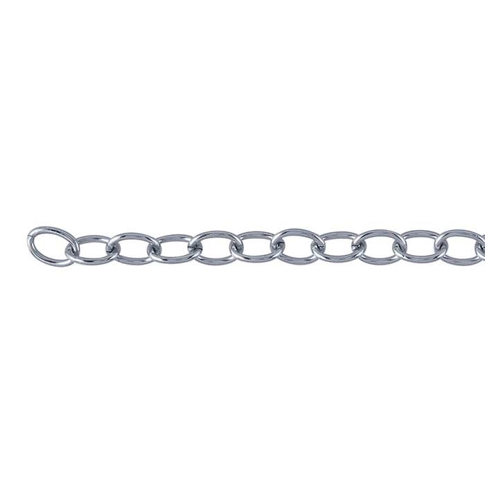 Stainless Steel 4.2mm Cable Chain, 20ft. Spool RioGrande