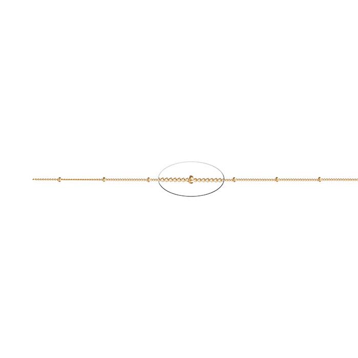 Forçat Chain 1.2 mm - Rose Gold-Filled x 1m