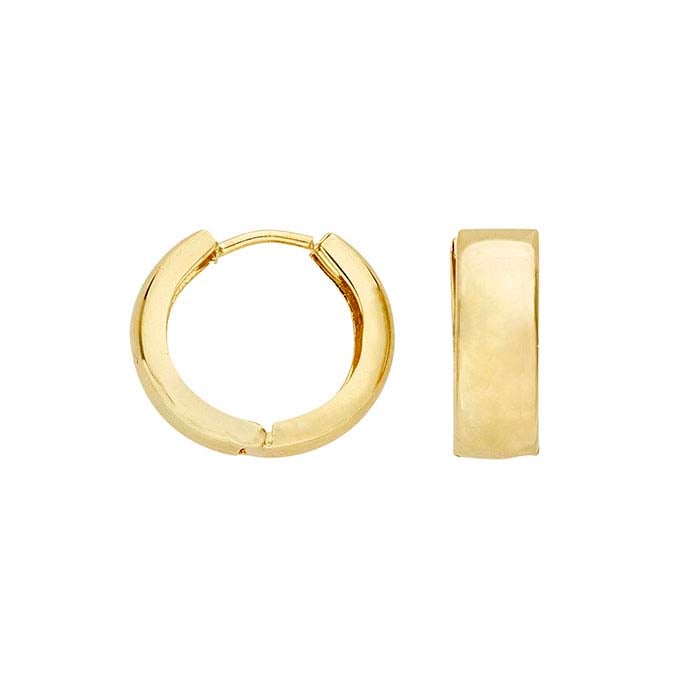 14K Yellow Gold Hoop Earrings - RioGrande