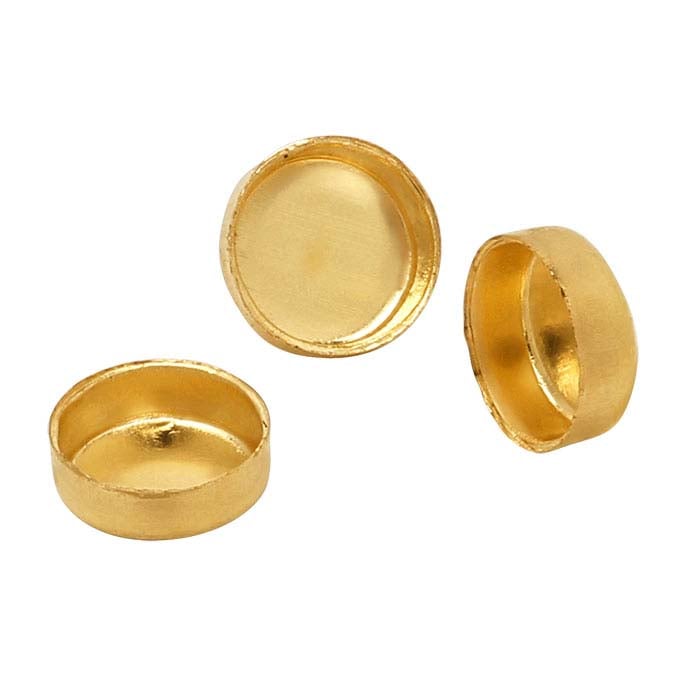14/20 Yellow Gold-Filled Round Bezel Cup Setting RioGrande