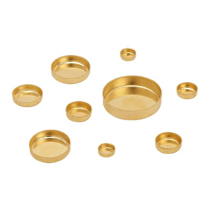 Gold filled bezel cups sale