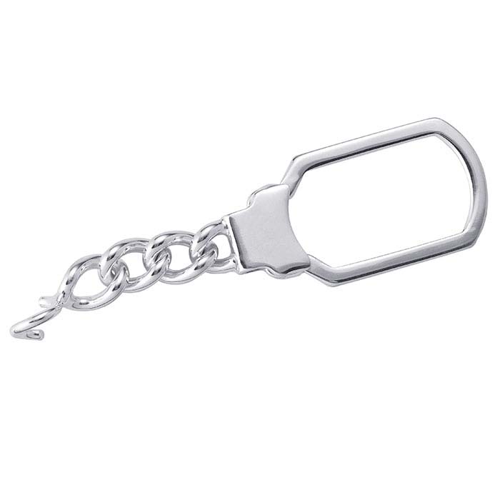 Key Rings That Lock Sterling Silver Tension-Lock Key Ring - RioGrande