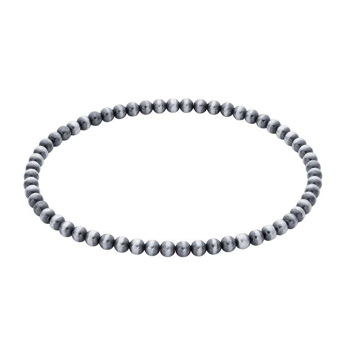 安価 Sterling Silver Navajo Bead Bracelet - RioGrande アクセサリー
