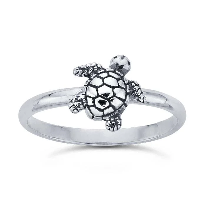 Sterling Silver Sea Turtle Ring RioGrande