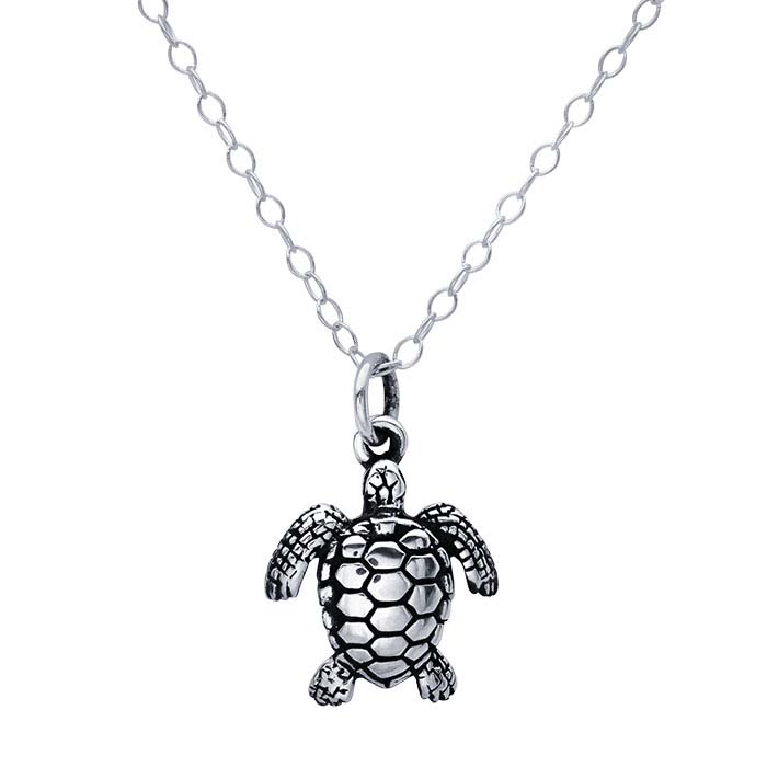 Sterling Silver Sea Turtle Necklace RioGrande