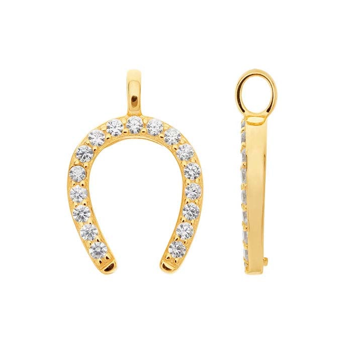 Gold plated horseshoe earrings Gold plated horseshoe earrings