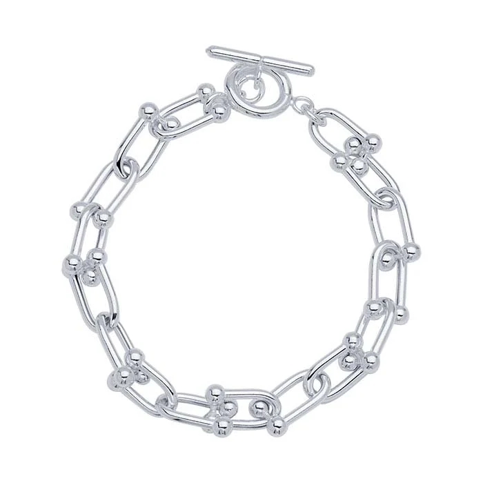 Sterling Silver 6.3mm Jax Link Chain Bracelet - RioGrande
