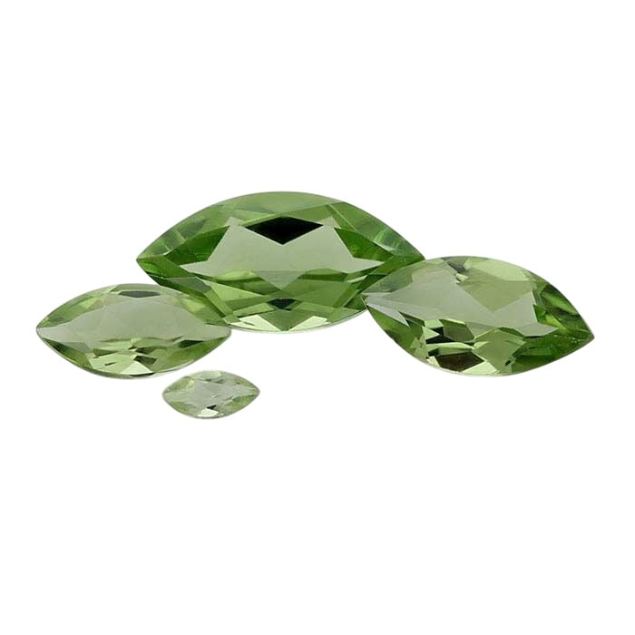 Peridot Marquise Faceted Gemstones, AA-Grade - RioGrande