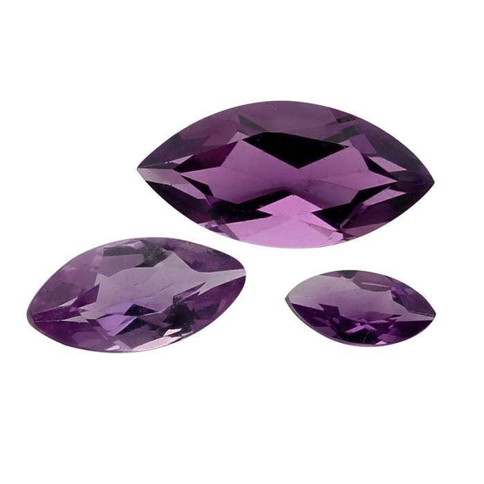 Amethyst Marquise Faceted Gemstone - RioGrande