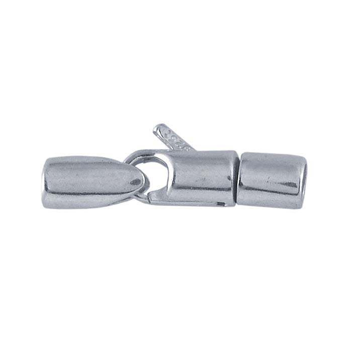 Nickel Silver Toned 3-strand Sliding Magnetic Bar Clasp [each] - My Beads
