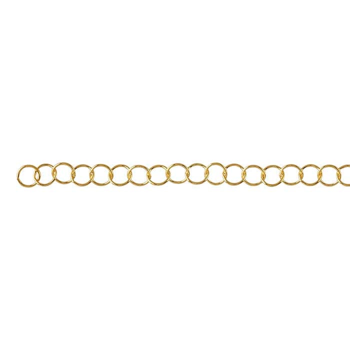 14/20 Yellow Gold-Filled Round Cable Chain - RioGrande