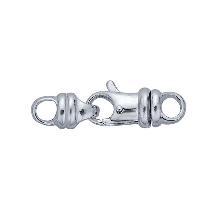 Sterling Silver Oval Swivel Lobster Clasp - RioGrande