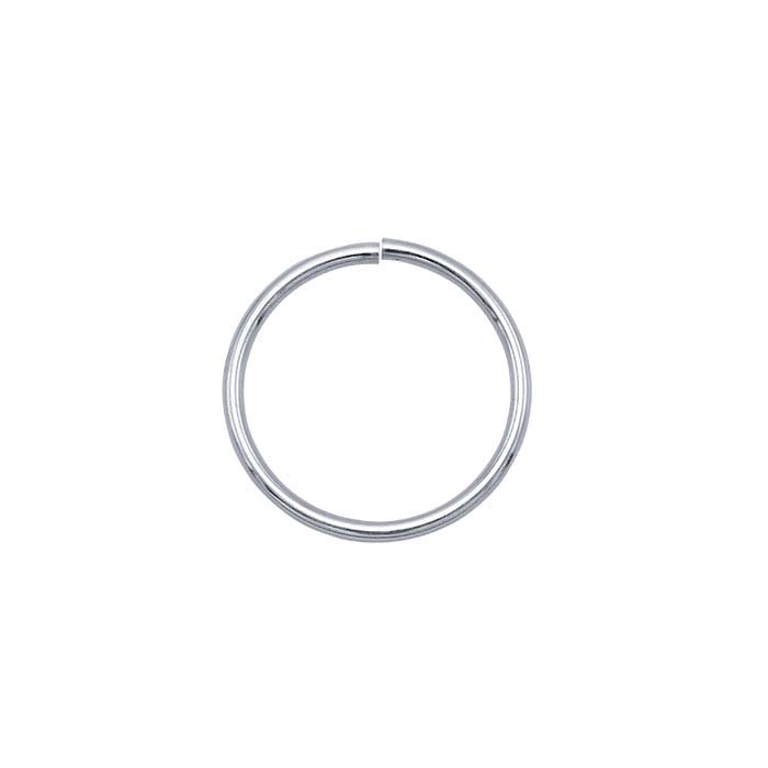 Beadaholique 20-Piece Sterling Jump Lock Rings, 4mm, 20-Gauge, Silver