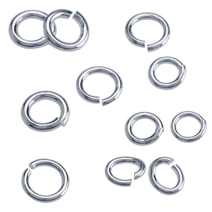 Buy VMS INDIA 20pcs Silver Plated Metal Super Strong Jump Rings Split Rings  Connectors 4mm Online at Low Prices in India - Amazon.in