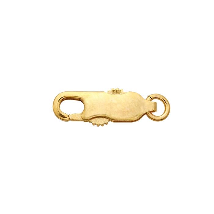 Wholesale 6.5 x 14mm Rectangle Lobster Clasp 14kt Gold Filled
