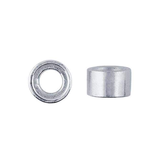 Sterling Silver 4mm Round Tube Bezel Setting, Cast - RioGrande