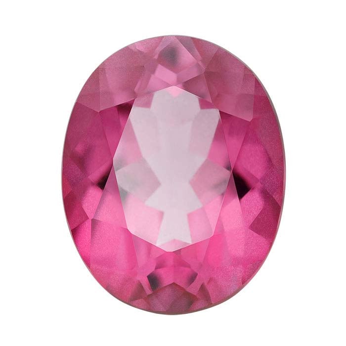 Azotic® Hot Pink Topaz Oval Faceted Gemstone - RioGrande