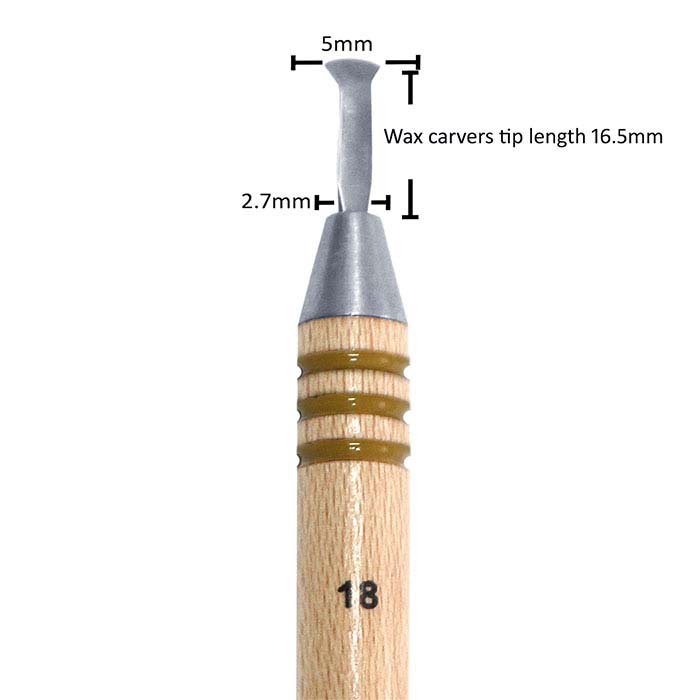 Wolf Wax Carving Tools, Set of 18 - RioGrande