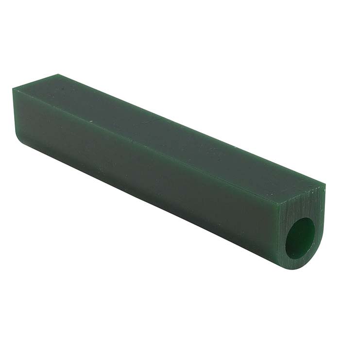 Matt™ Green Wax Ring Tube, Flat-Top, Center Hole - RioGrande