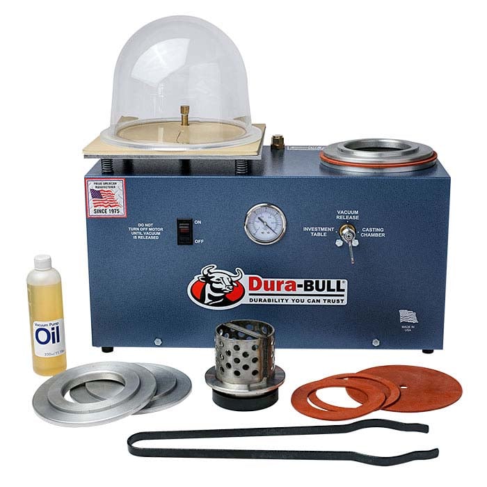 DuraBULL® Tabletop Vacuum Investing and Casting Machine System RioGrande