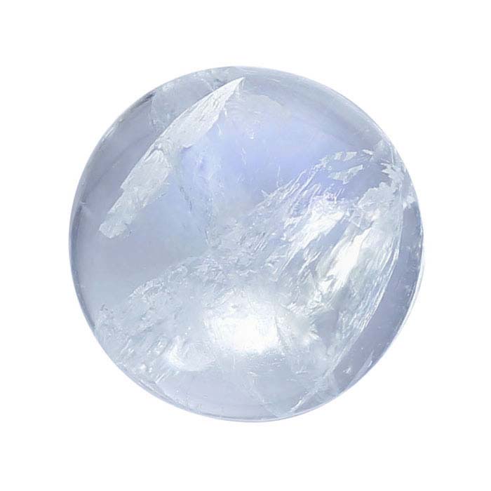 6008 Moonstone Cabochons 6mm with 4-4.5mm dome Set of 4 from India 