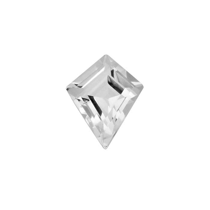 American Mined™ Arkansas Ice Quartz™ Kite Faceted Gemstones