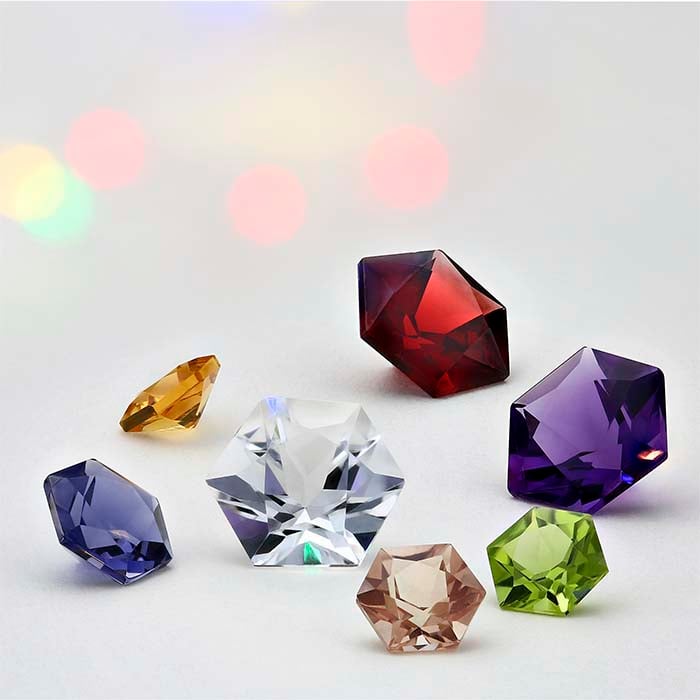 Amethyst Hexagon Faceted Gemstone - RioGrande Amethyst Hexagon Faceted Gemstone - RioGrande