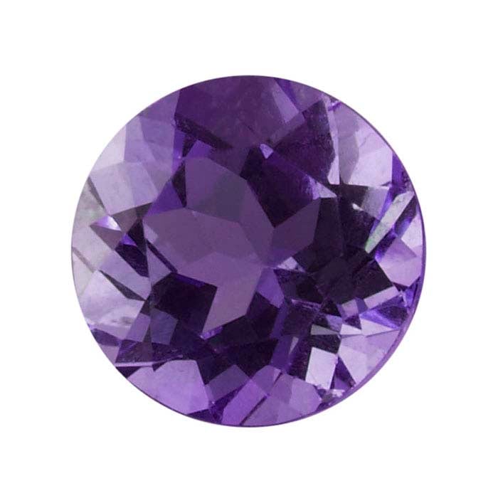 Amethyst Round Faceted Gemstones, AAA-Grade - RioGrande