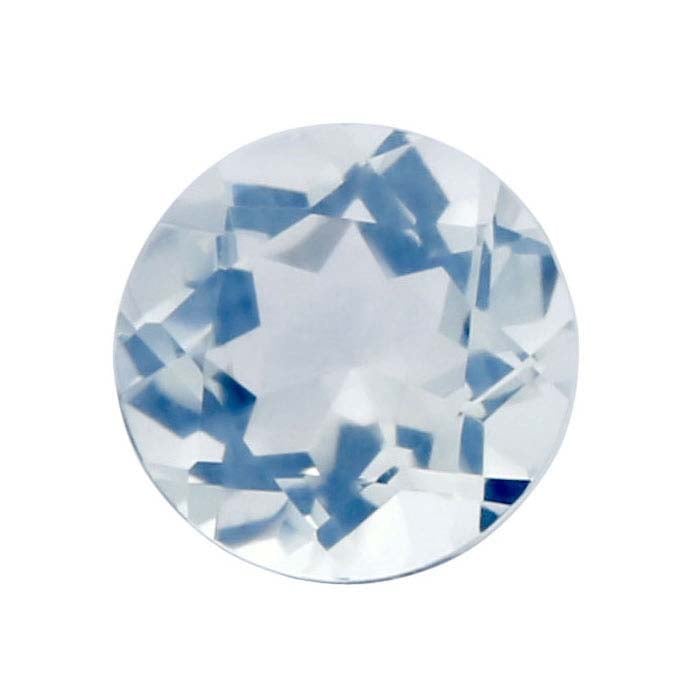 Blue Moon Quartz Round Faceted Gemstone - RioGrande