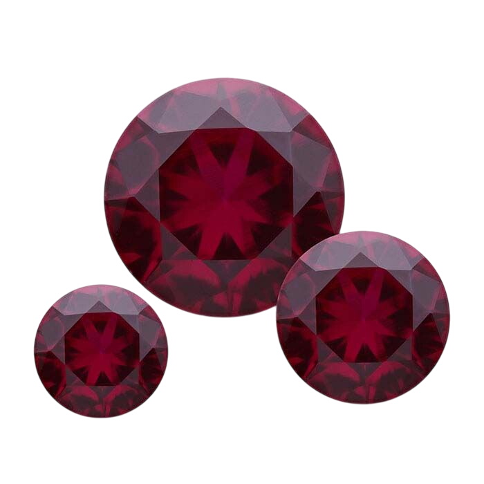 CD G-SCHMITT:alternative garnet G-シュミット Simulated Garnet Round Faceted Gemstone - RioGrande