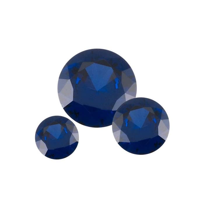 Lab-Grown Sapphire Round Faceted Gemstone - RioGrande