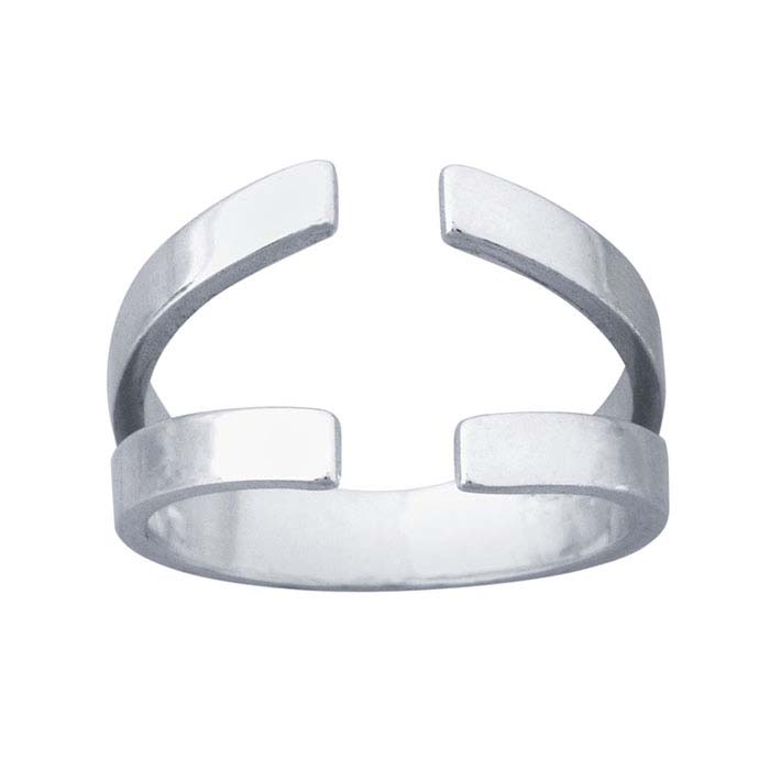 Sterling Silver Flat Double Split Ring Shank RioGrande