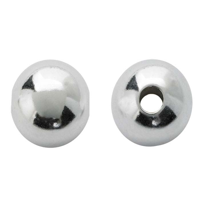 Argentium Silver Round Seamless Look Bead RioGrande