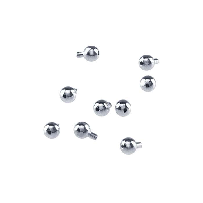 Sterling Silver Ball End Cap for Memory Wire RioGrande