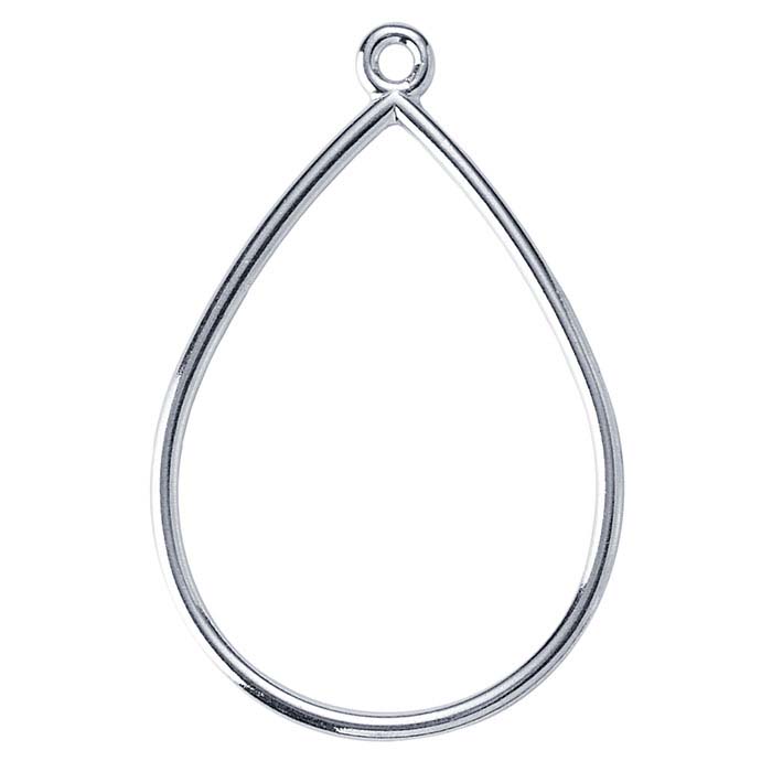 Sterling Silver Teardrop Component RioGrande